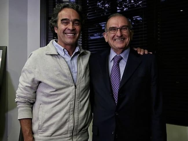 Sergio Fajardo y Humberto De la Calle. Foto: Colprensa