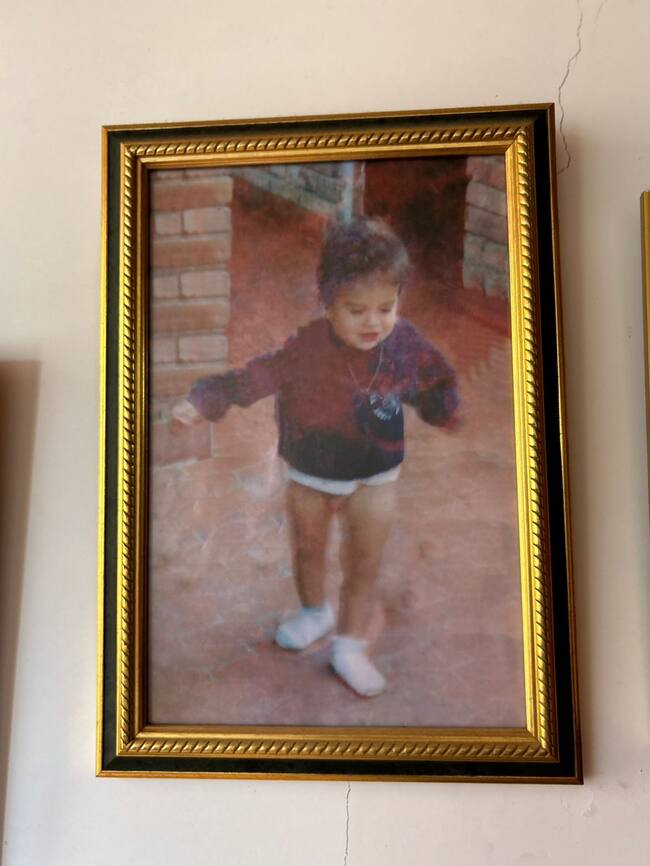 Julián Oviedo, cuando era un niño. La foto favorita de Blanca Nubia, con la que lo recuerda con felicidad.