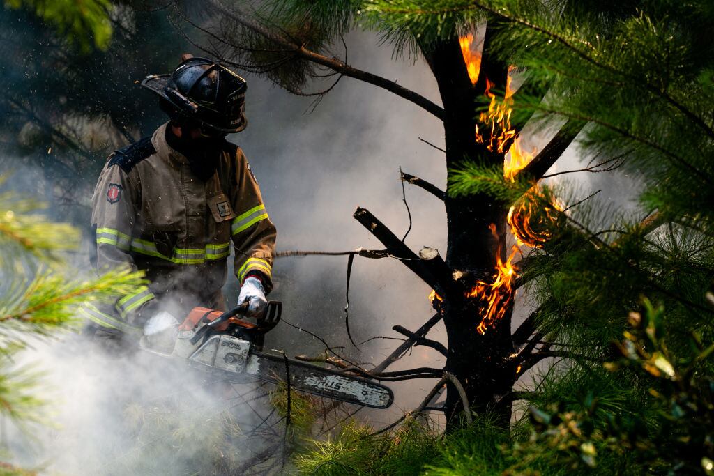 Incendios en Chile. Foto: Getty Images.