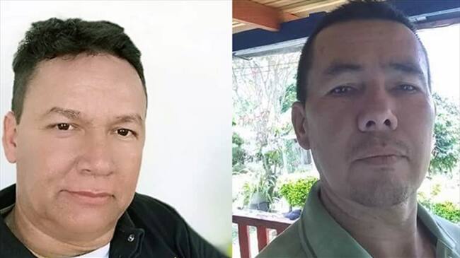 Las víctimas son Juan Carlos Murcia y Álvaro Lozada Murcia, oriundos de Neiva, quienes fueron asesinados con disparos. Foto: Cric