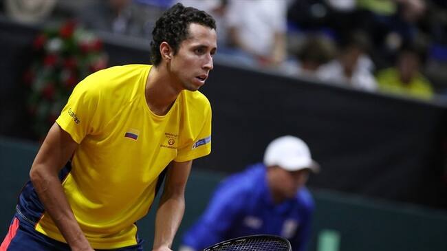 Daniel Galán debutó con victoria en el DirecTV Open de Bogotá. Foto: Colprensa