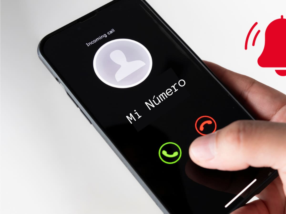 ¿Qué pasa si contesta una llamada de su mismo número?