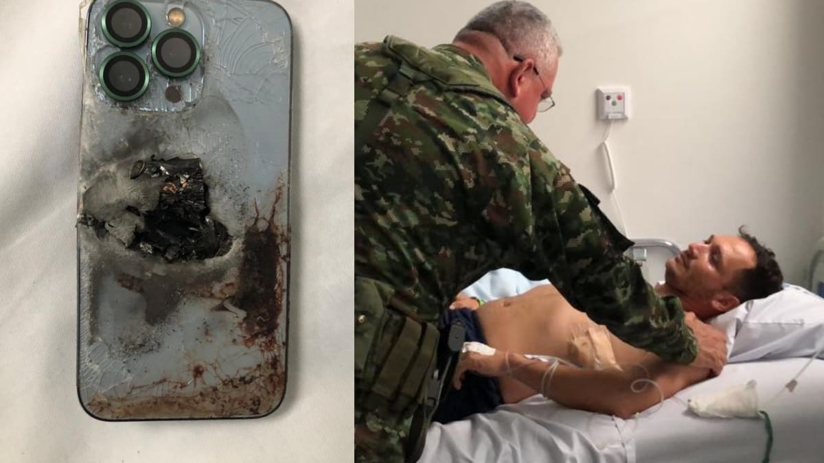 Celular le salvó la vida a capitán de las FF.MM. tras disparo del Clan del Golfo