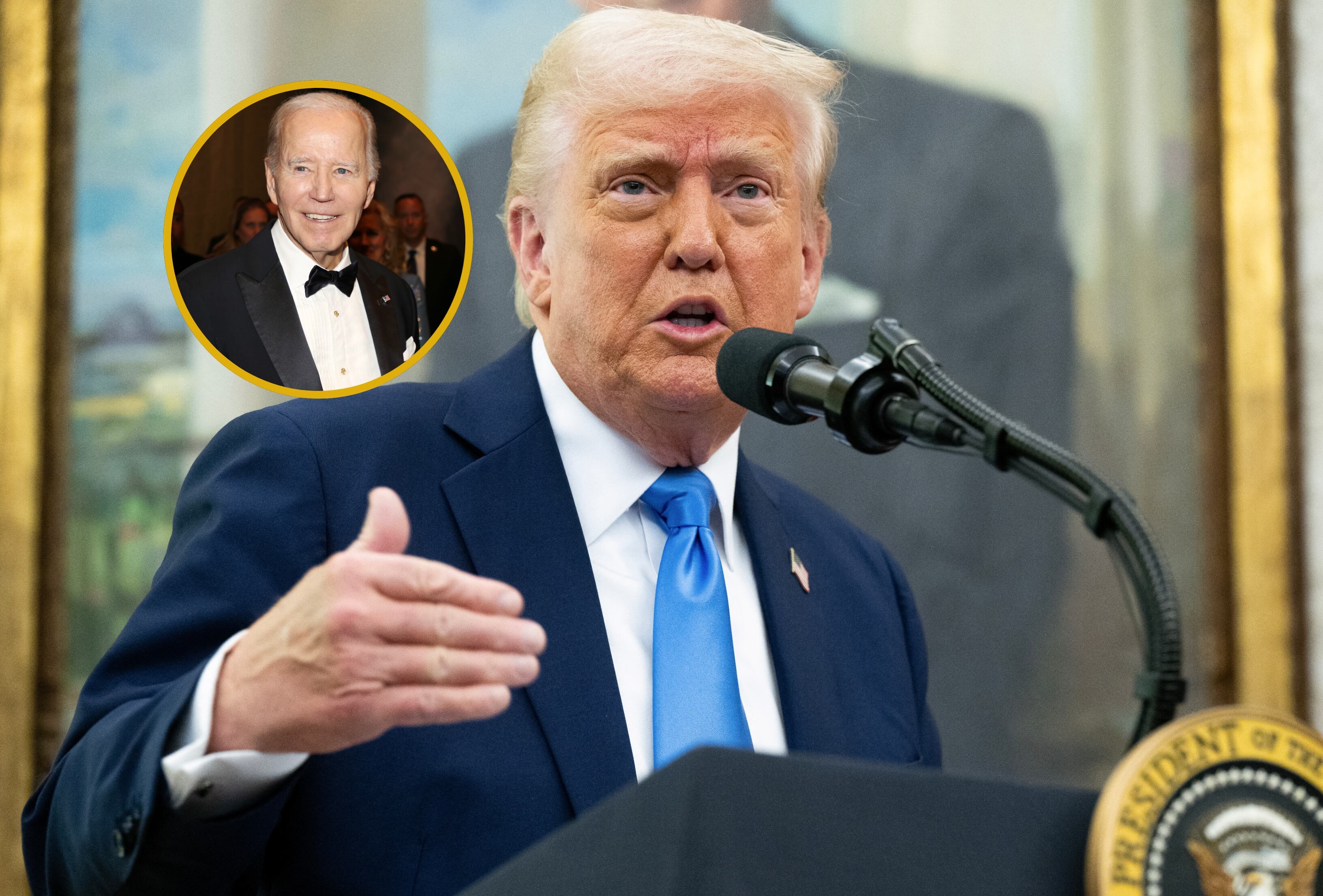 Donald Trump y Joe Biden. Foto: SAUL LOEB/AFP/ Bruce Glikas/WireImage via Getty Images.