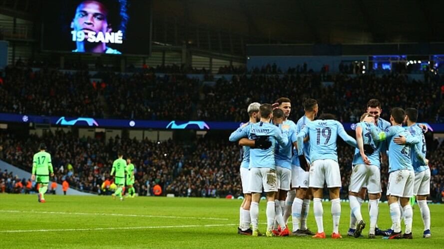 ¡No mercy! Manchester City se mete en cuartos de Champions con goleada 7-0 al Schalke. Foto: Getty Images