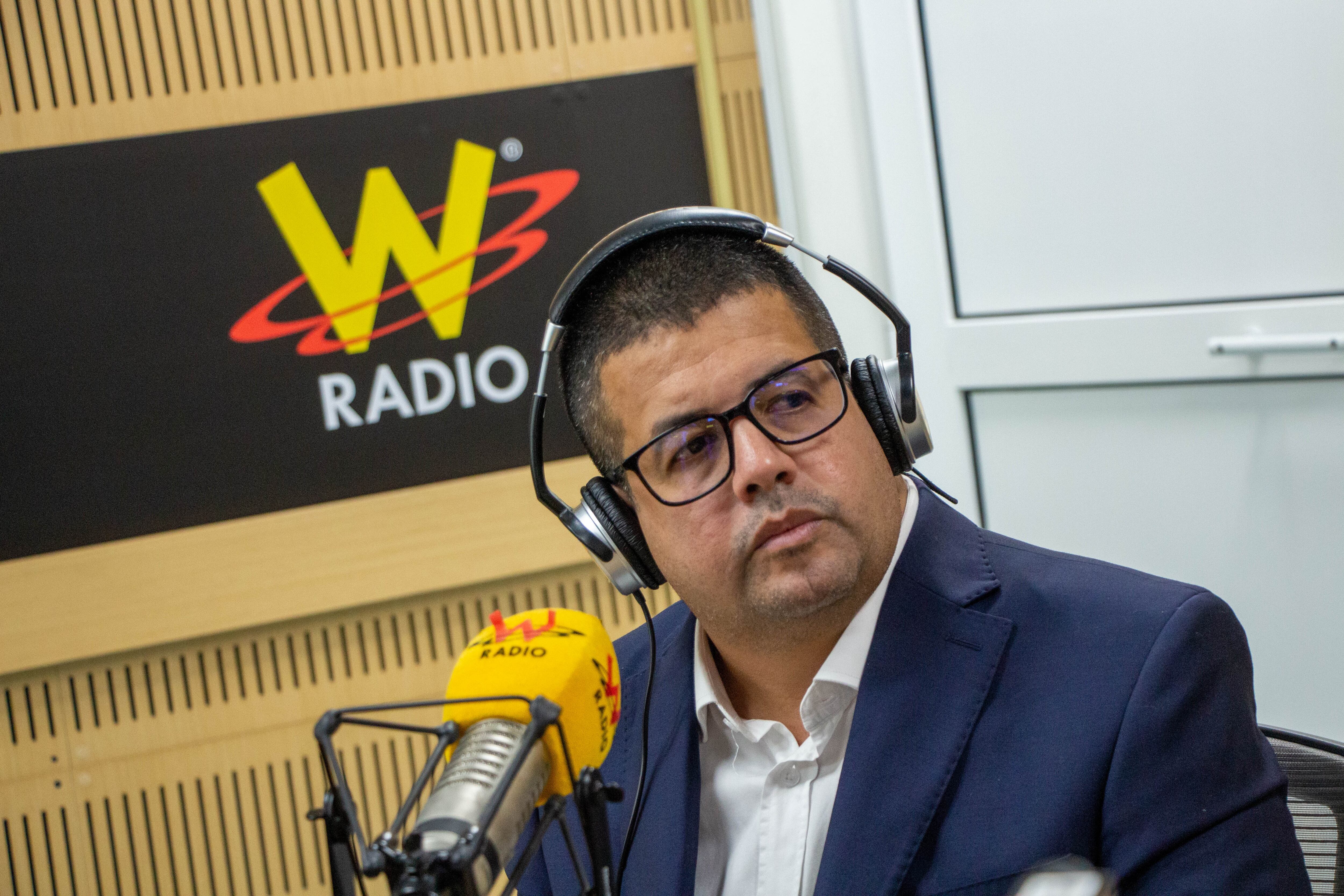 Diego Martínez, abogado y exasesor jurídico de la desmovilizada Farc durante el Acuerdo de Paz, en diálogo con La W. Foto: Redacción W Radio.