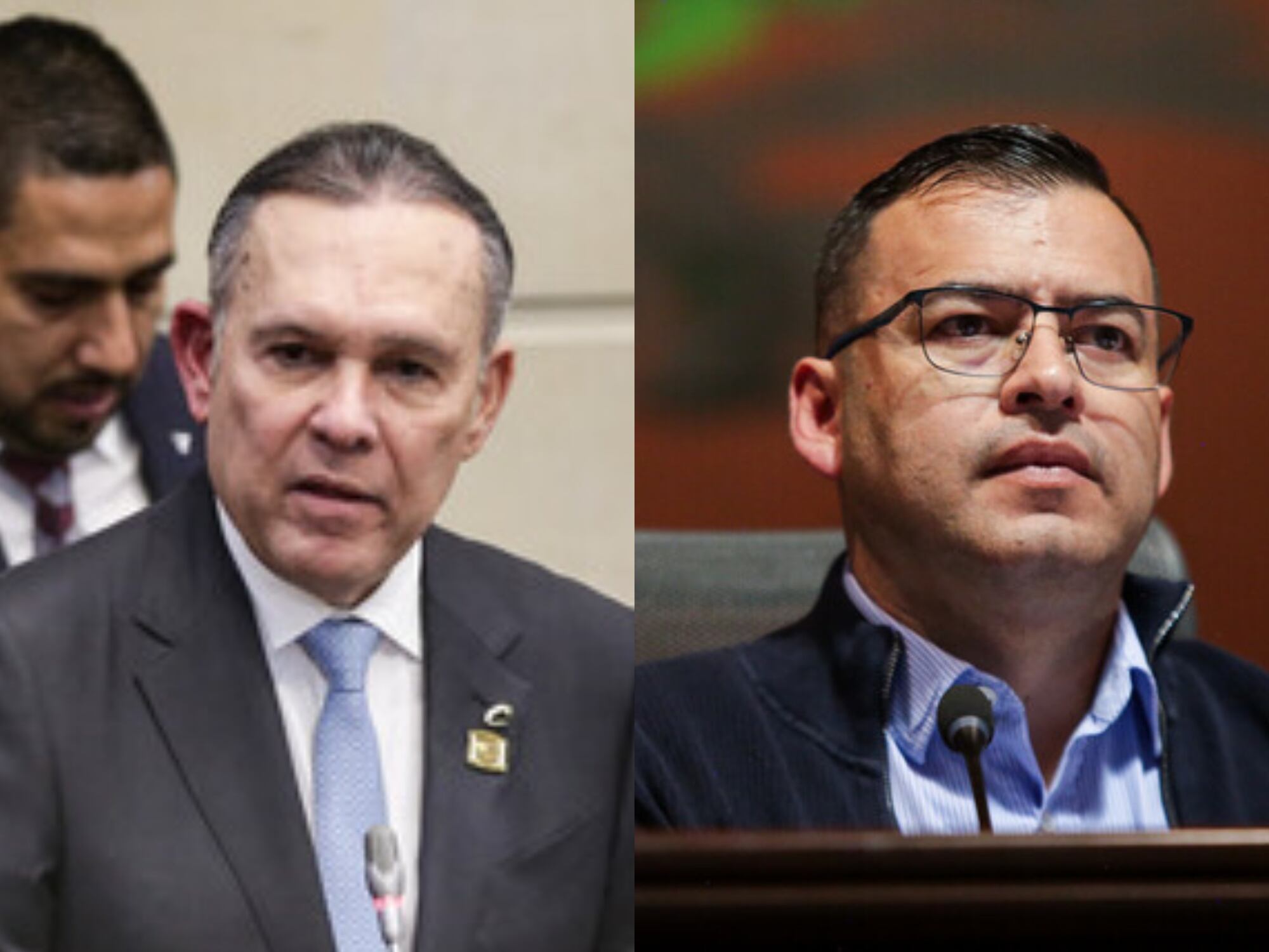 Efraín Cepeda y Jorge Raúl Salamanca. Foto: Colprensa