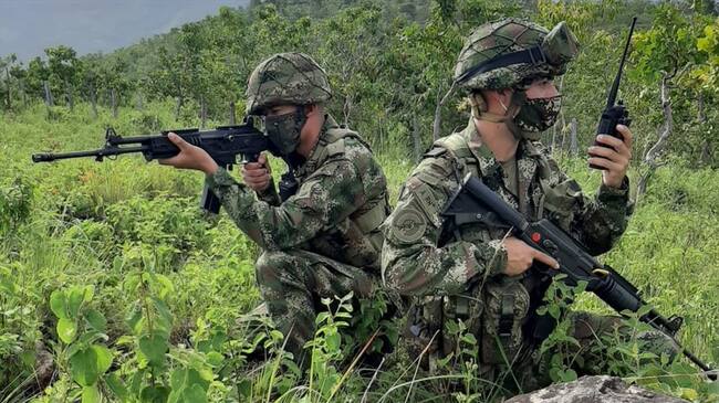Fuerte explosión en el departamento de Arauca . Foto: Twitter Ejército Nacional