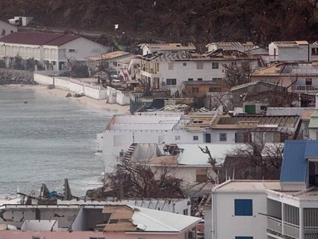 Daños en la isla de San Martín ocasionados por el huracán Irma. Foto: Getty Images