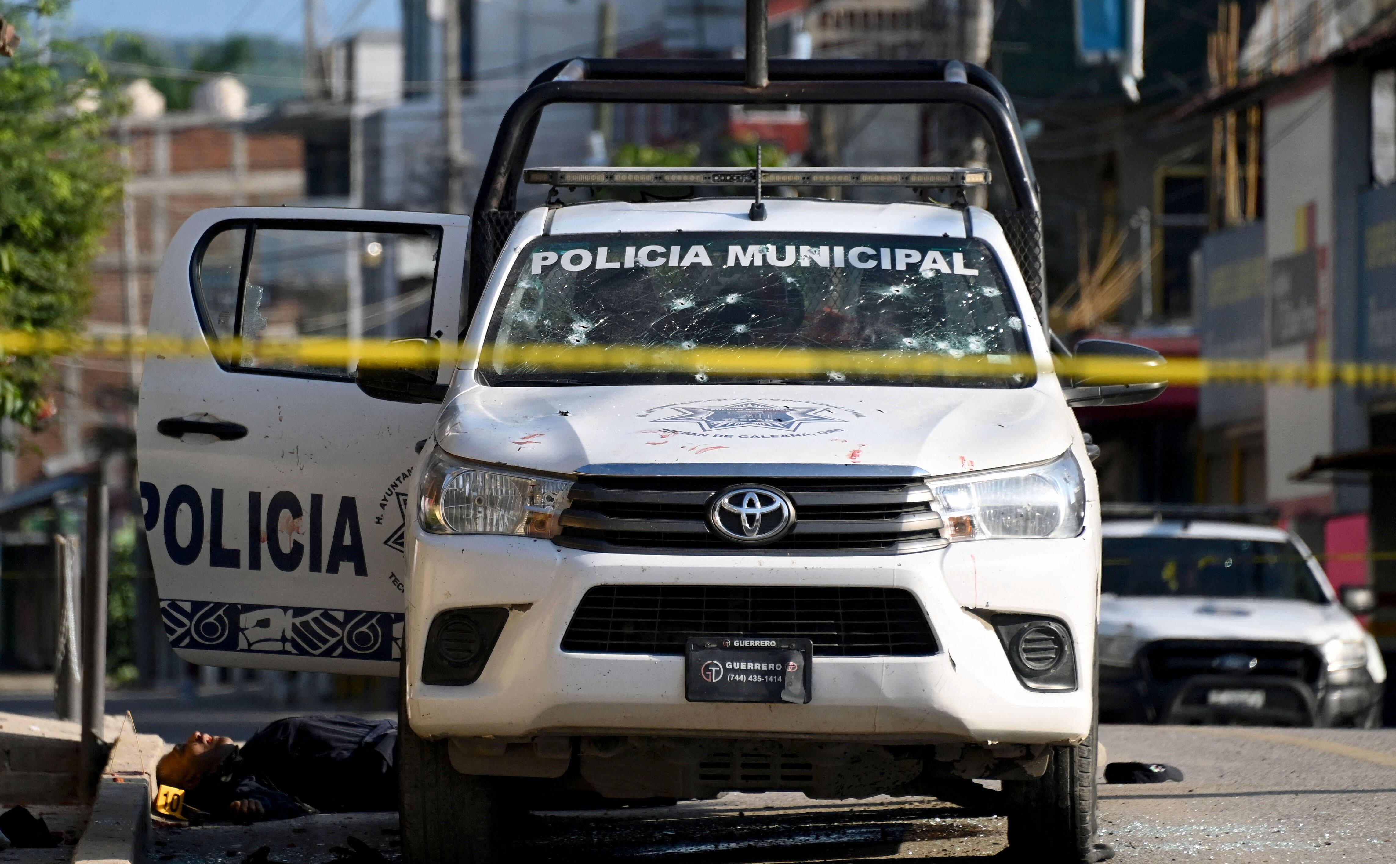 Policia mexicana. FOTO: FRANCISCO ROBLES/AFP via Getty Images