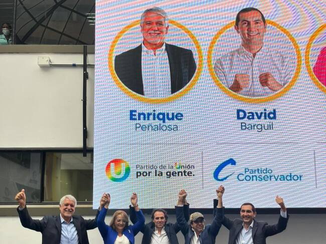 Los integrantes del Equipo por Colombia inscribieron sus precandidaturas presidenciales. Foto: Cortesía