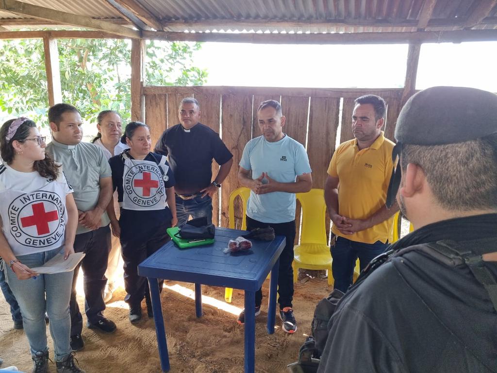 Liberación del exalcalde de San Calixto, Norte de Santander, Yadil José Sanguino Manzano | Foto: Alto Comisionado Paz