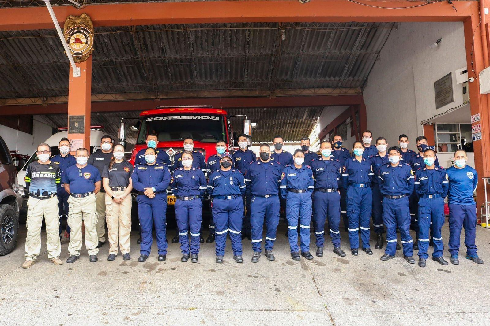 Crítica situación de varios bomberos de Caldas. Crédito: Bomberos Riosucio, Caldas.