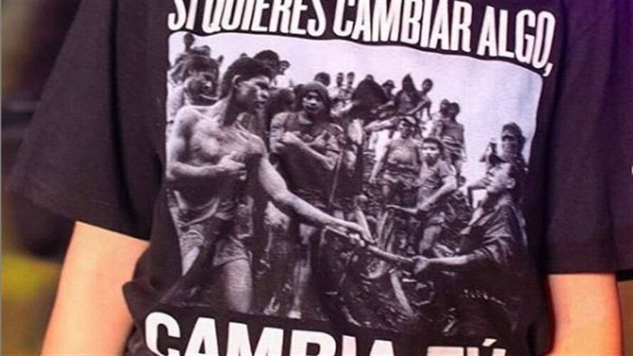 El alma habla sola ...y las camisetas también. Foto: Redacción W Radio