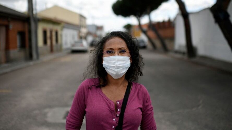 Evelin Rochel venció judicialmente a uno de los más grandes burdeles en el país.. Foto: OSCAR DEL POZO/AFP via Getty Images