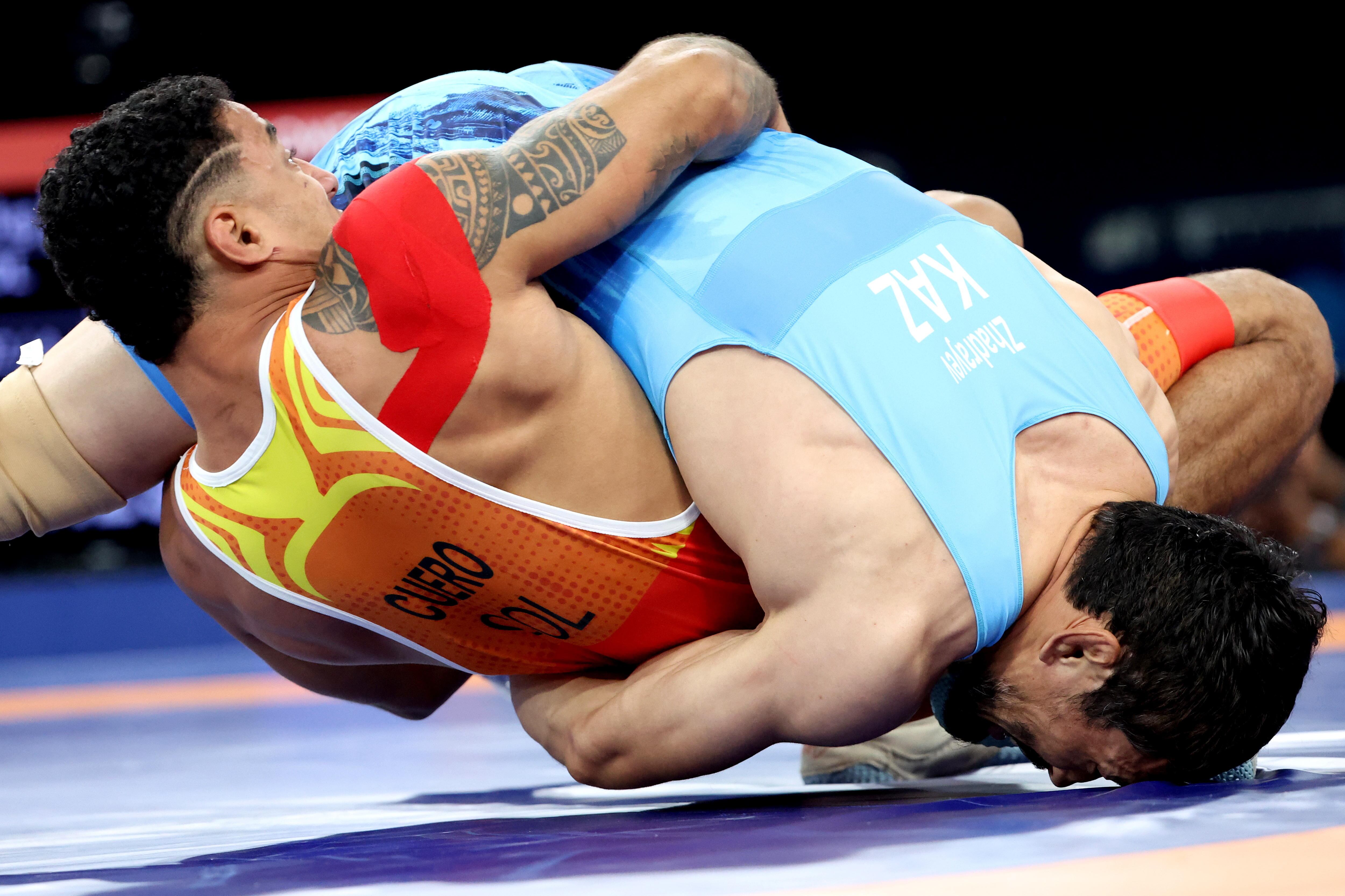 Jair Alexis Cuero (de naranja) EFE/EPA/YAHYA ARHAB