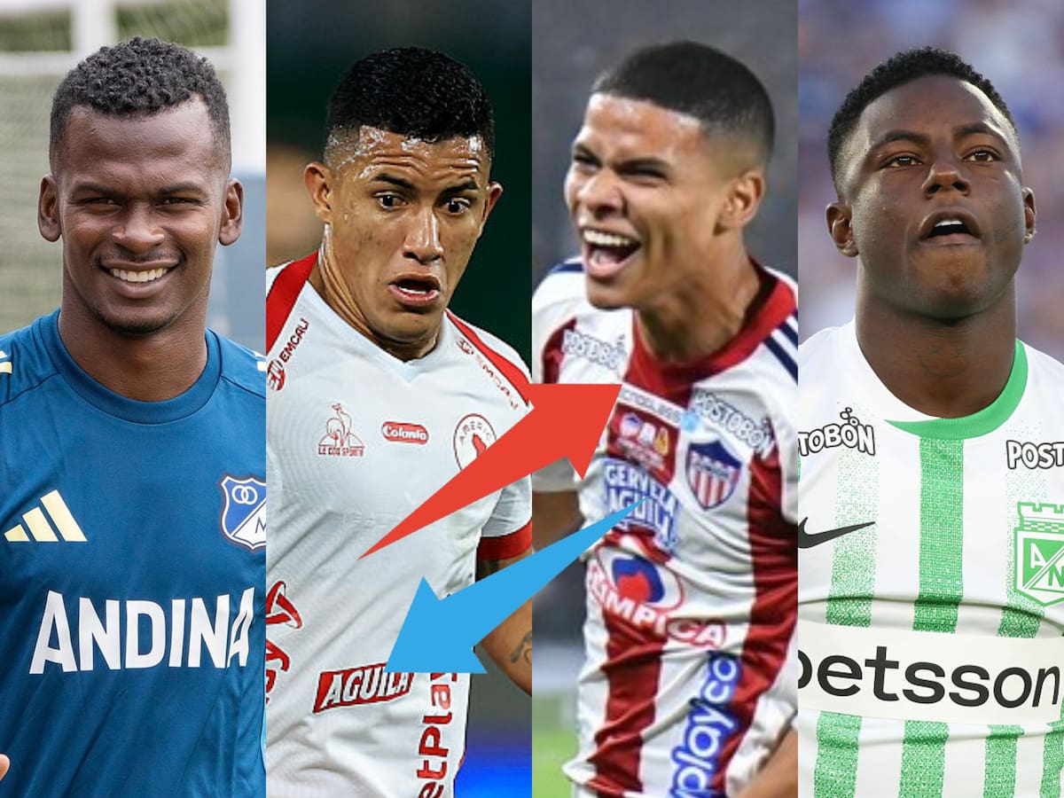 Mercado de fichajes de Nacional, América, Millonarios y Junior: rumores, salidas y contrataciones