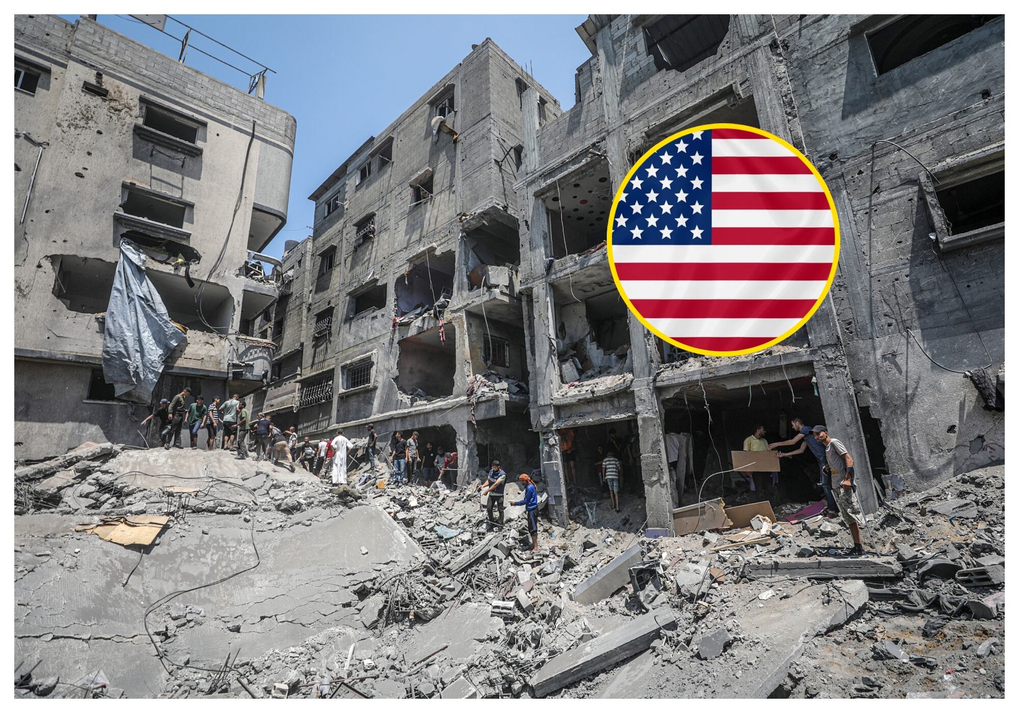 Nueva propuesta de Estados Unidos para tregua en Gaza. Foto: EFE.