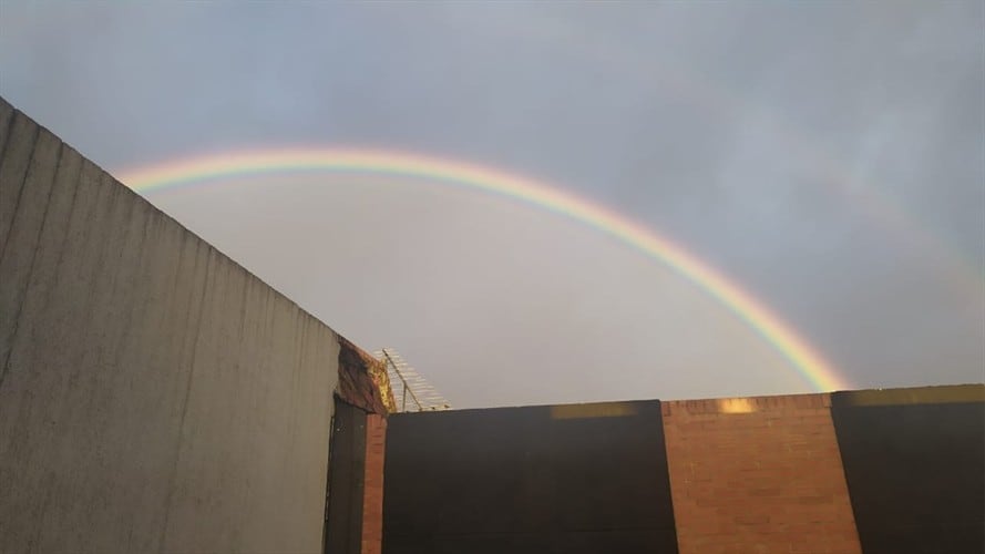 Arcoíris en Bogotá. Foto: La W