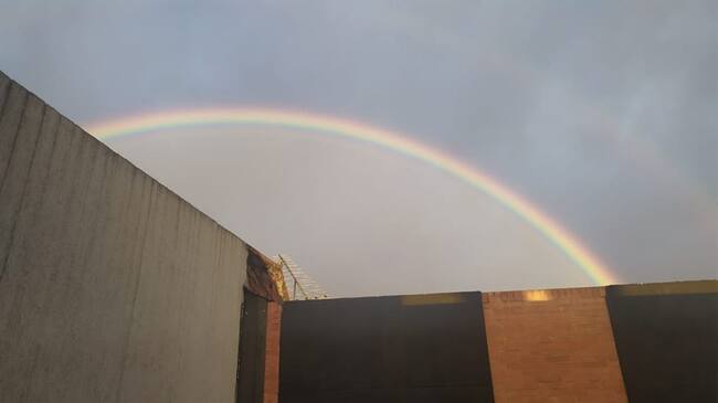 Arcoíris en Bogotá. Foto: La W
