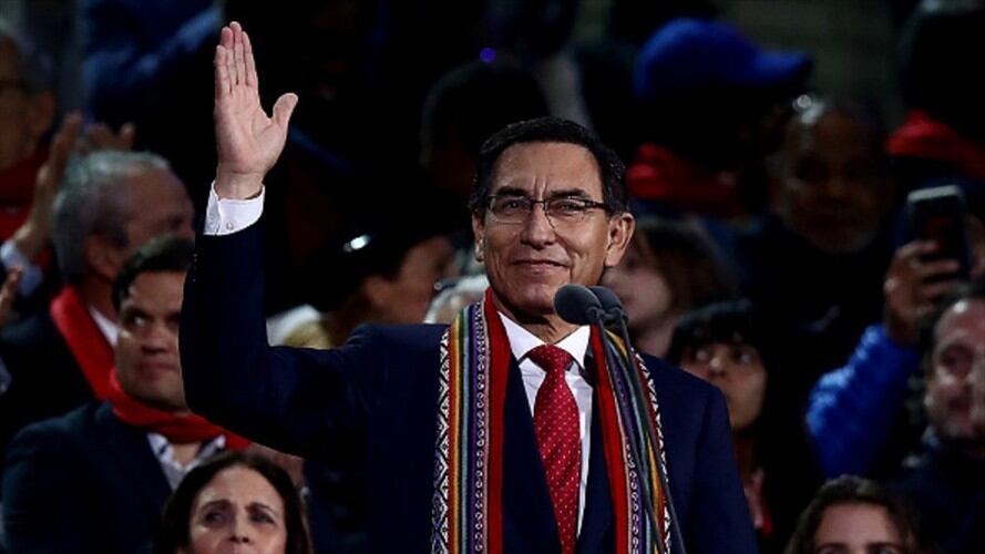 El presidente de Perú, Martín Vizcarra. Foto: Getty Images