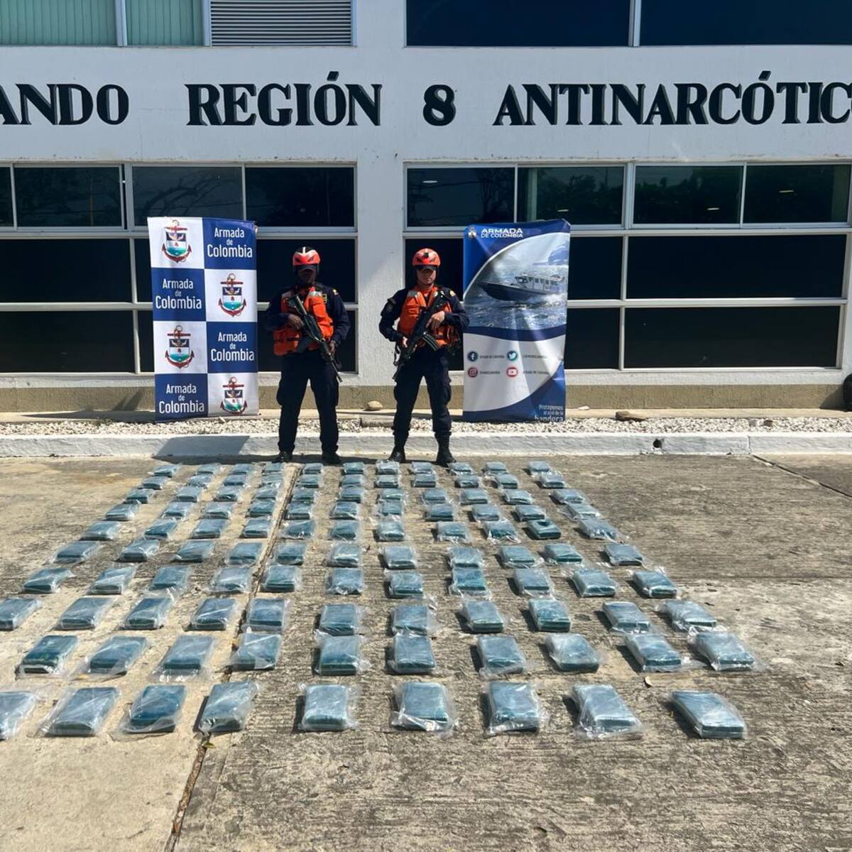 Incautado cargamento de cocaína oculto en un contenedor de bananos