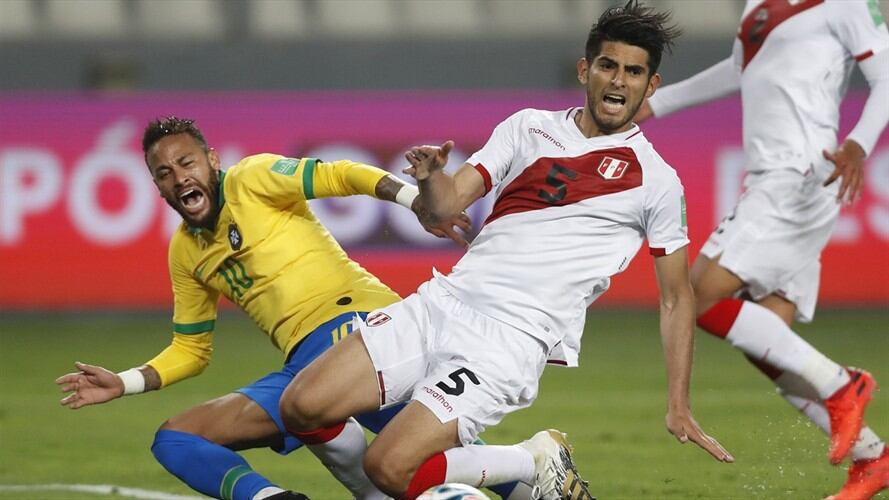 Jugador de Perú se despachó contra Neymar tras polémico partido contra Brasil . Foto: Getty