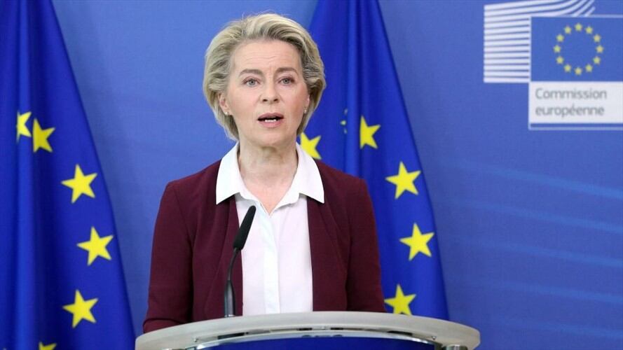 Ursula Von der Leyen, presidenta de la comisión europea. Foto: Getty Images