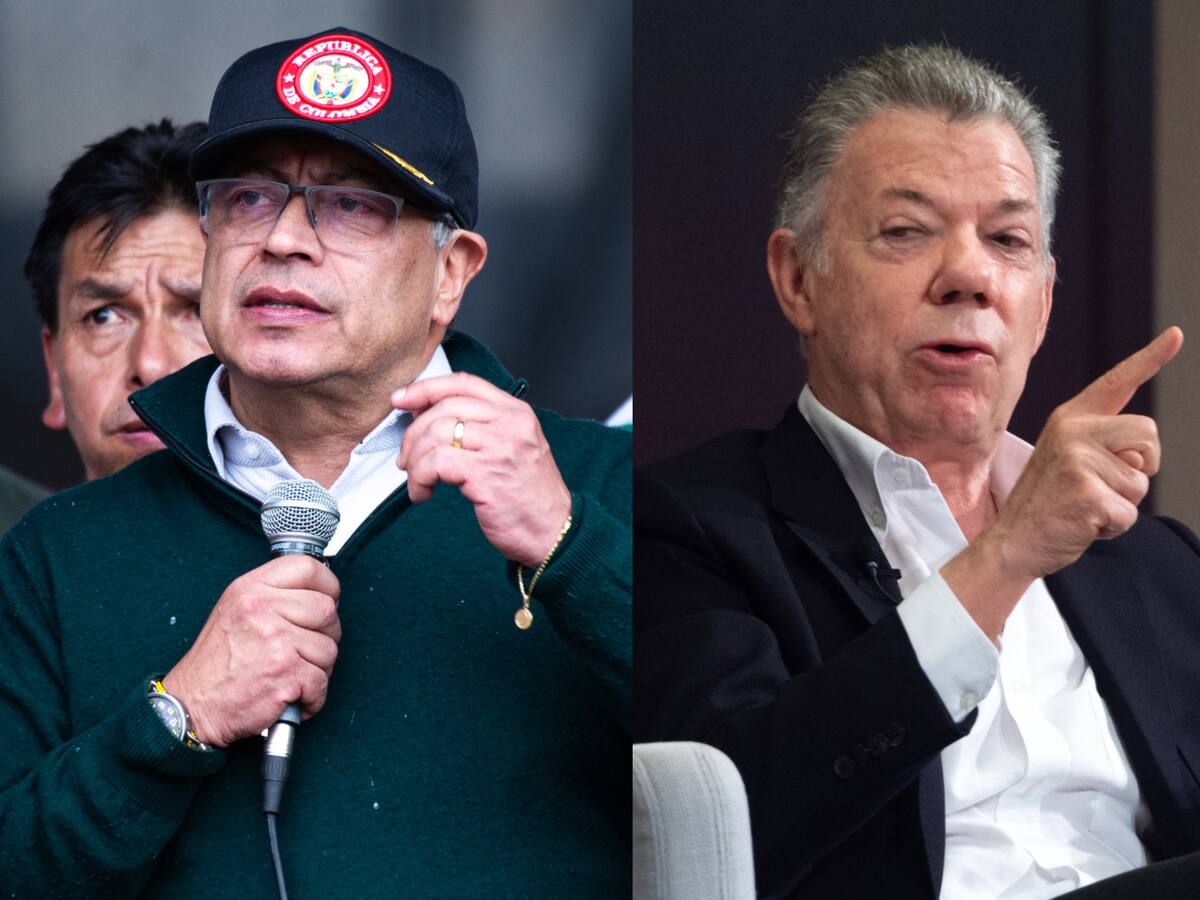 “Qué pena me da que expresidentes se expresen contra un acuerdo nacional”: Petro a Santos