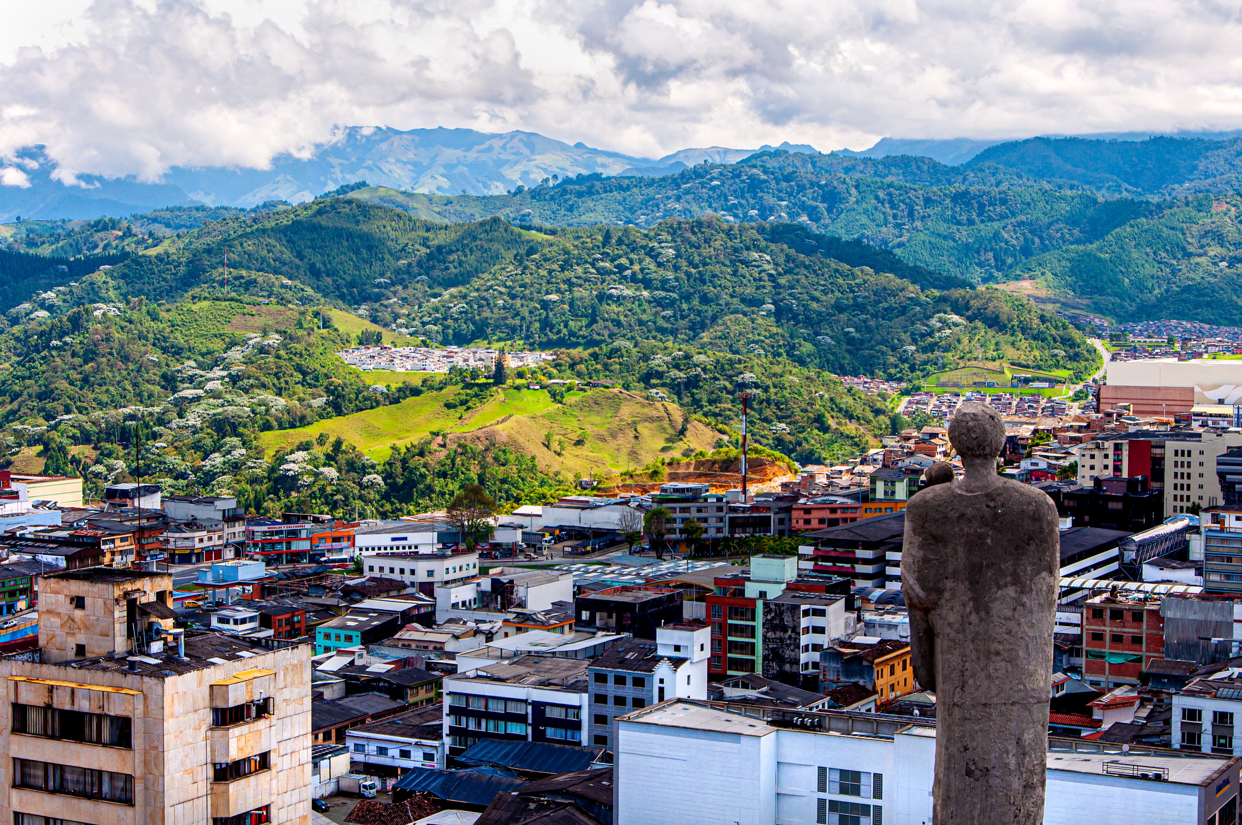 Vista de la ciudad de Manizales en el departamento de Caldas (Foto: Getty Images)
