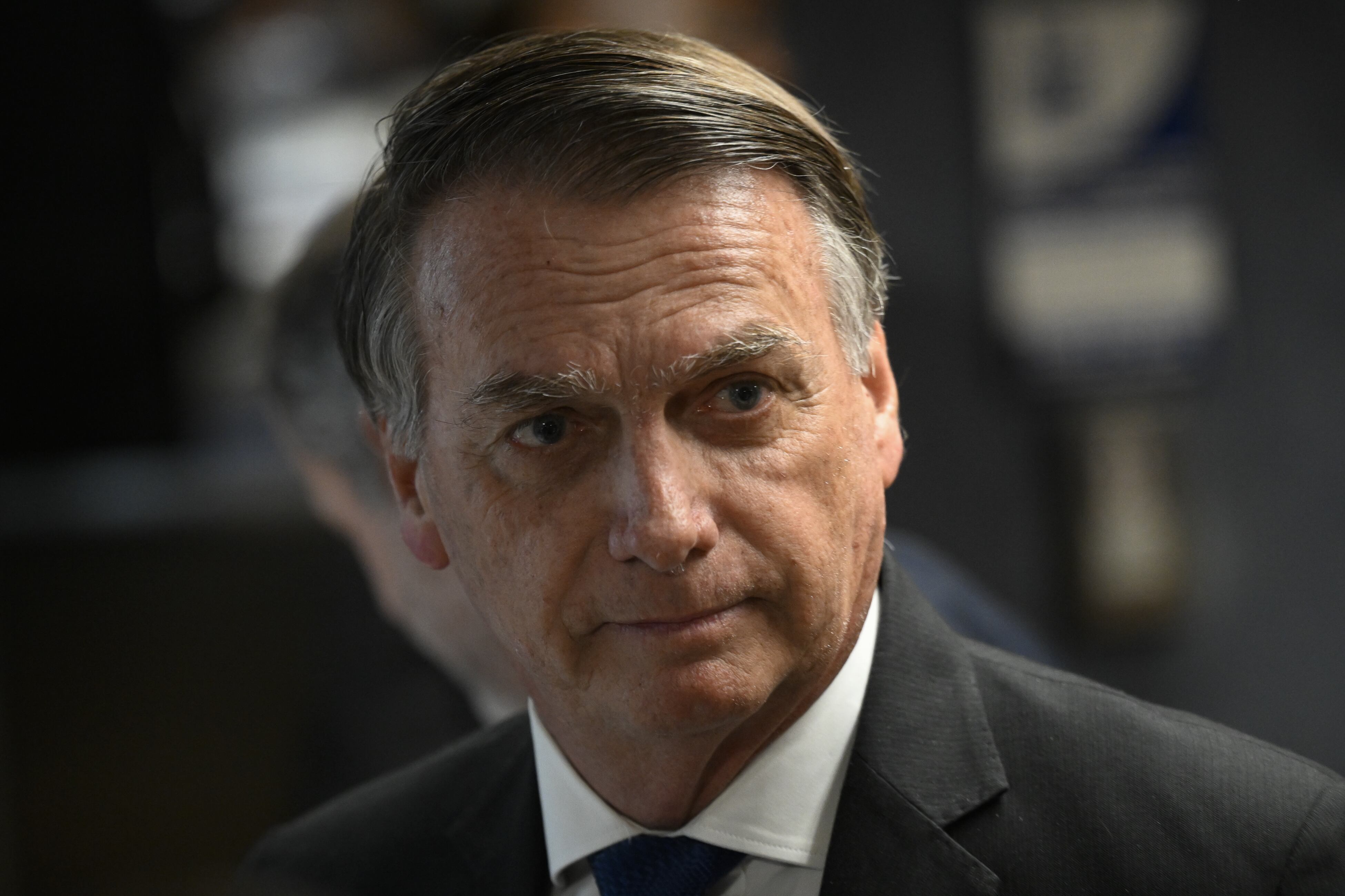 El expresidente de Brasil, Jair Bolsonaro, en junio de 2025. FOTO: Mateus Bonomi/Anadolu vía Getty Images