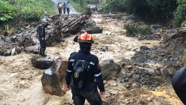 Se reanudan las labores de búsqueda en el sector de la emergencia en Abriaquí, Antioquia. Foto: Ana María Londoño