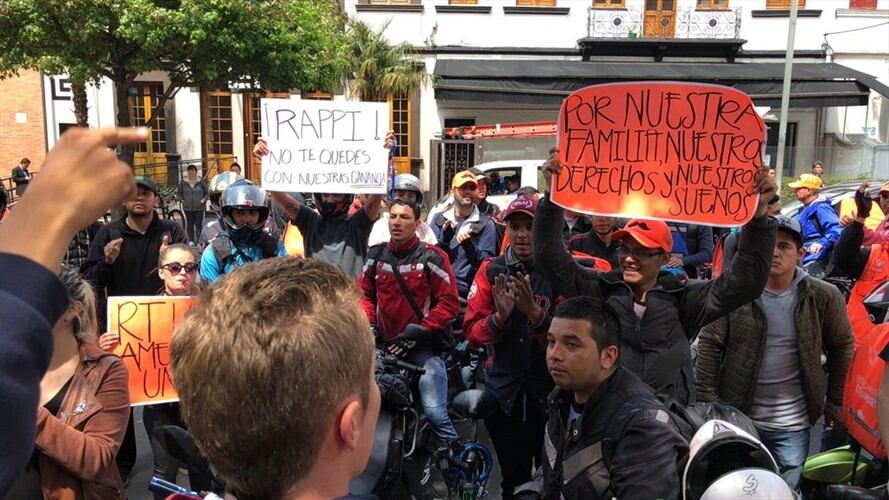 Protesta de Rappitenderos. Foto: La WCon Vicky Dávila