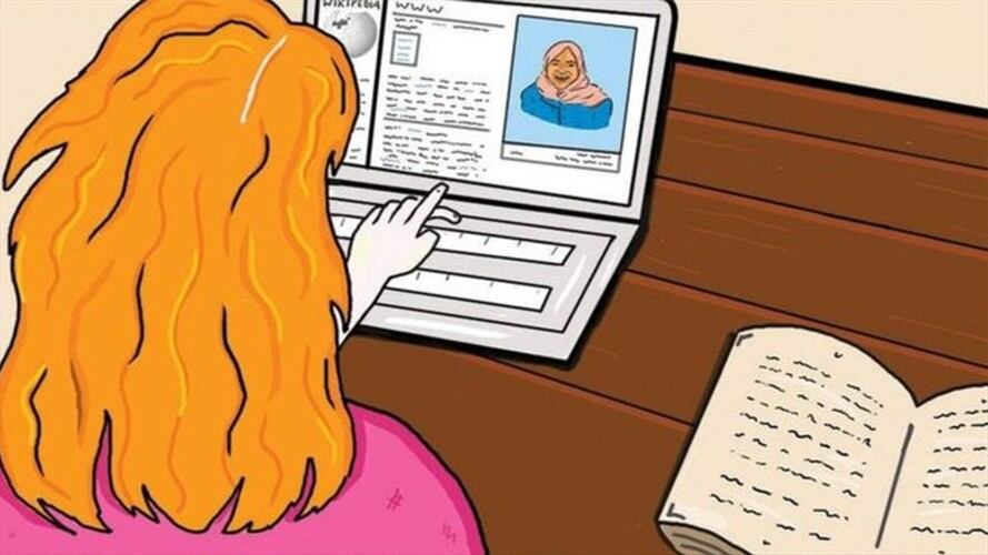Los perfiles sobre mujeres importantes en Wikipedia en inglés apenas alcanza el 17%. En español es aún menor.. Foto: BBC Mundo