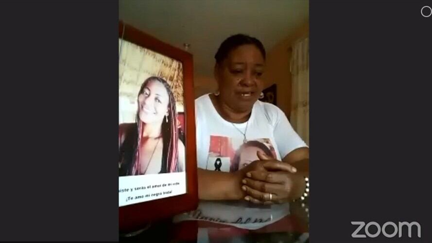 Juana Montaño, madre de María del Pilar Hurtado, conversó con Los Danieles. Foto: Los Danieles