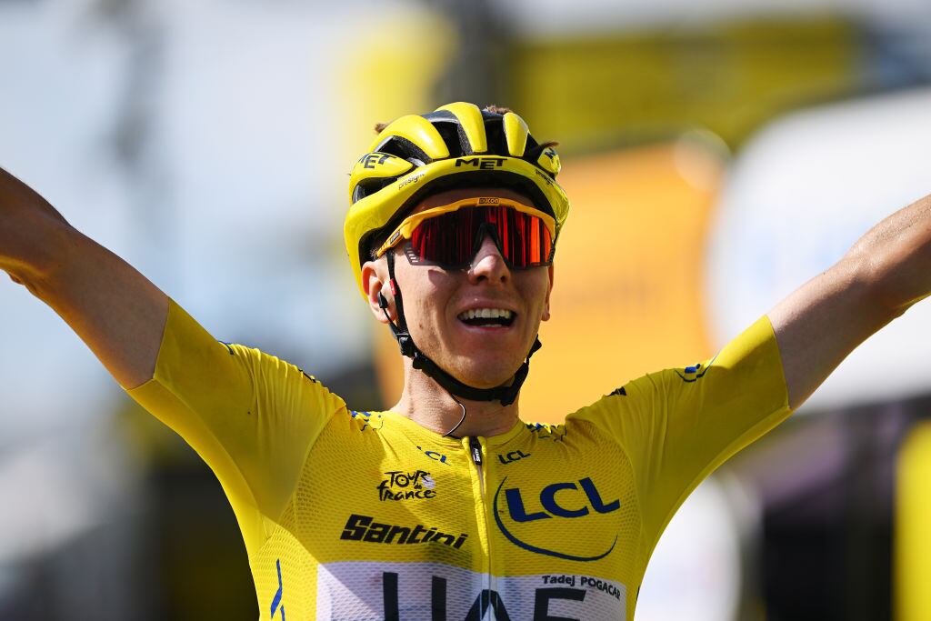 Tadej Pogacar. (Photo by Dario Belingheri/Getty Images)