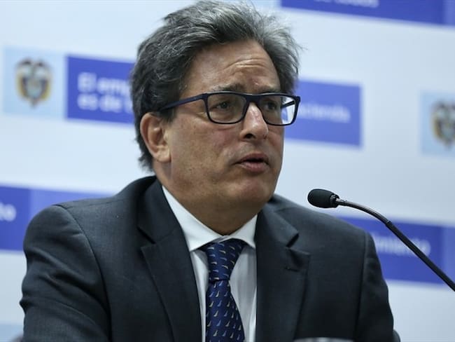 El ministro de Hacienda, Alberto Carrasquilla. Foto: Colprensa