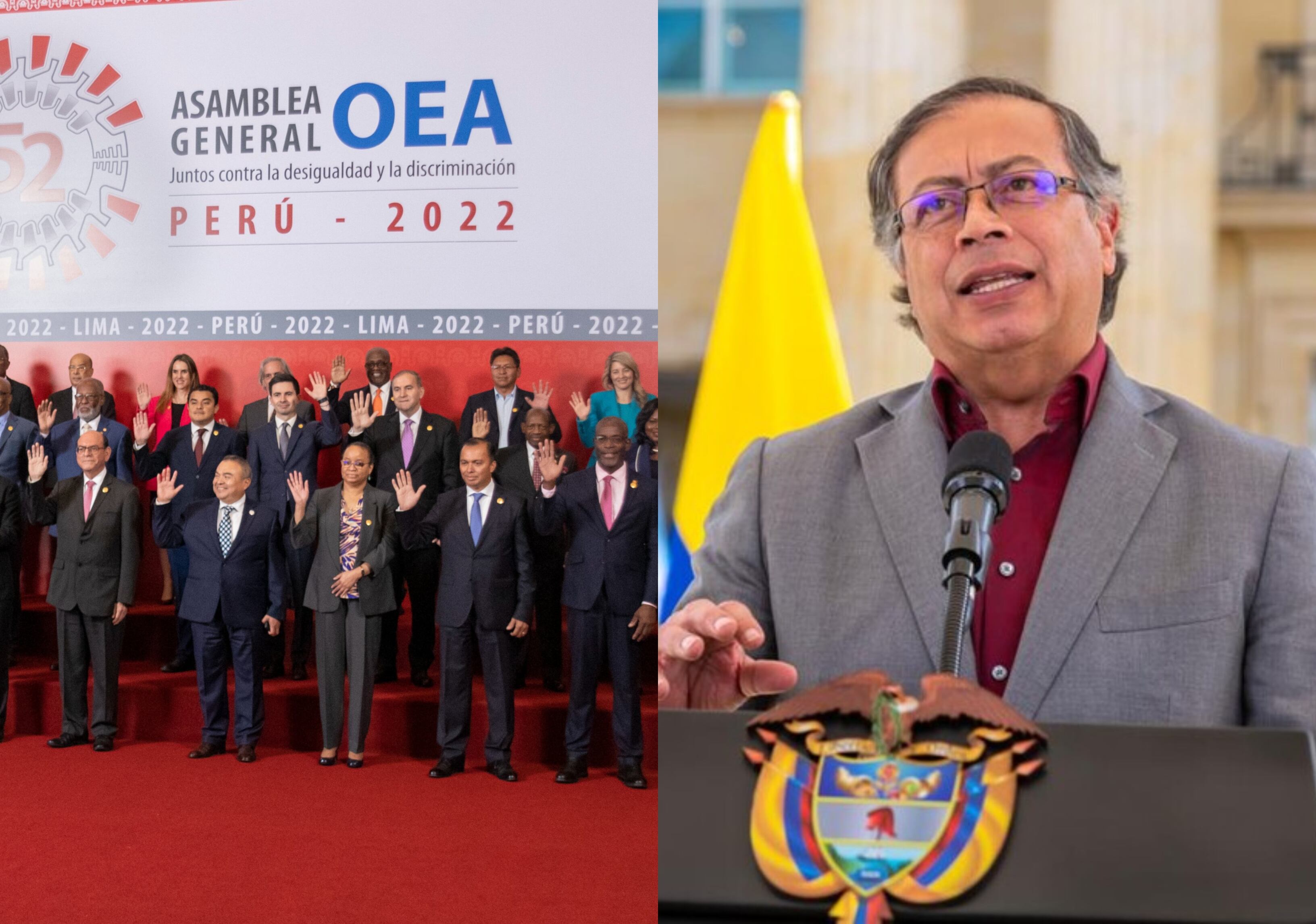 Asamblea 52 de la Organización de los Estados Americanos. Foto: Cortesía Cancillería y Colprensa.