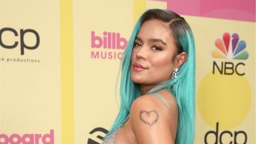 Carolina Giraldo Navarro, artista colombiana conocida como Karol G. Foto: Colprensa