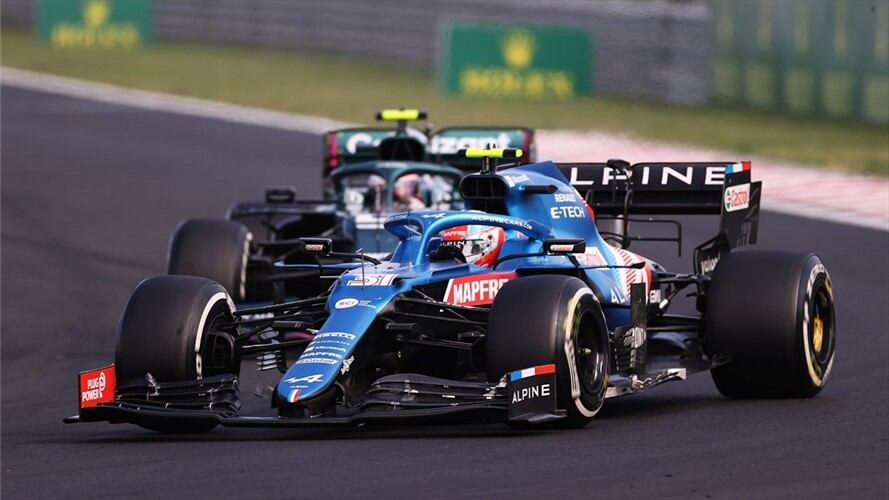 Esteban Ocón ganó el Gran Premio de Hungría de F1. Foto: Lars Baron/Getty Images