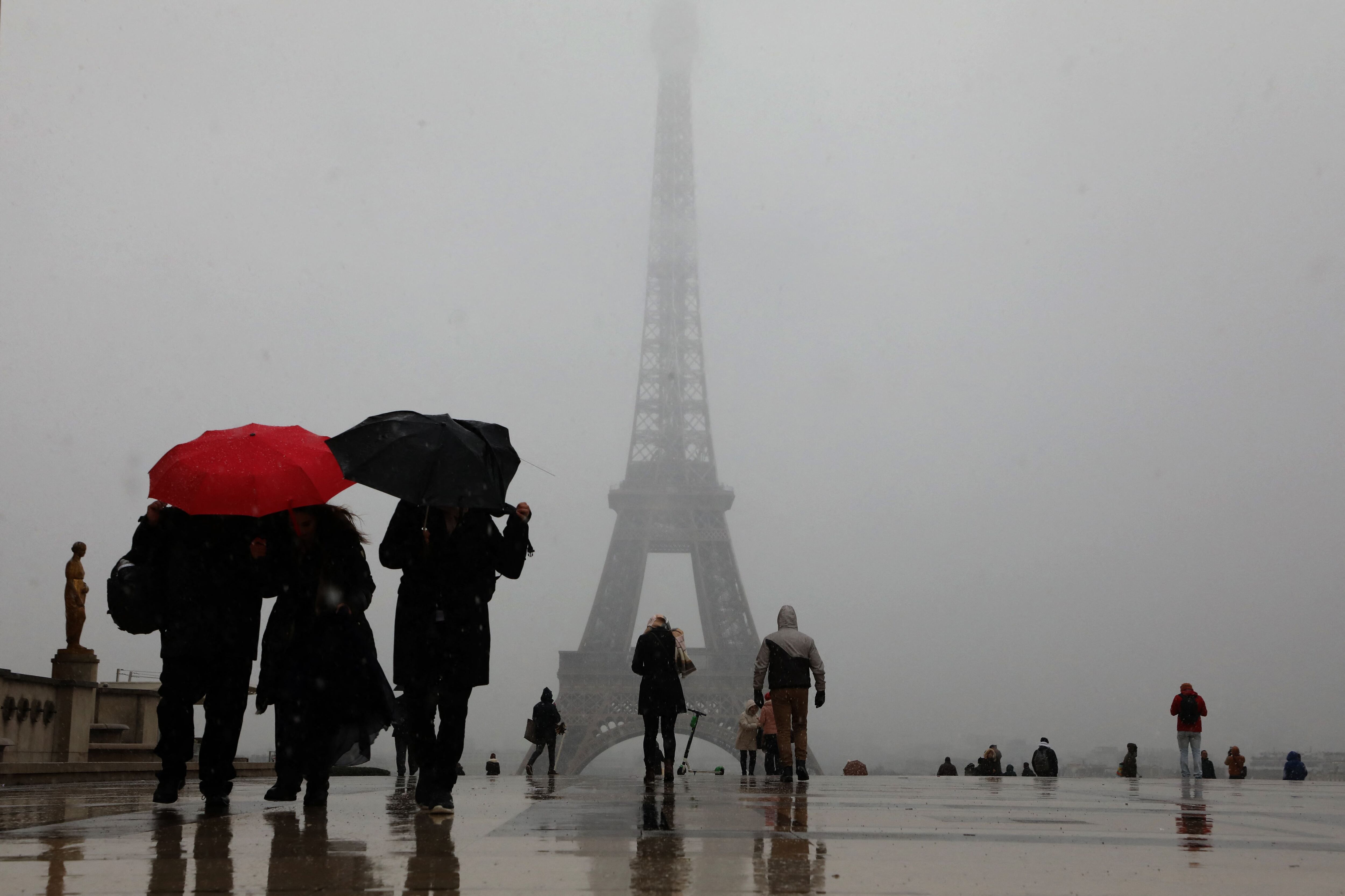 Lluvias en Francia. Foto: Ludovic MARIN/AFP/Getty Images