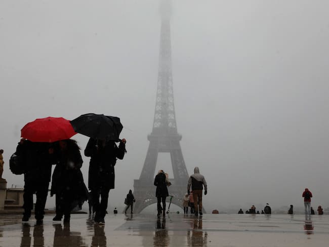 Lluvias en Francia. Foto: Ludovic MARIN/AFP/Getty Images