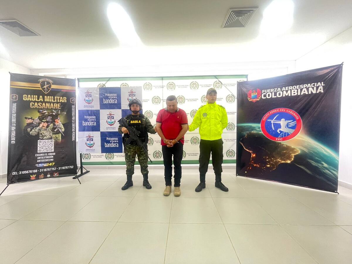 Capturan a alias ‘Garza’, mano derecha del recientemente capturado alias ‘Sombrerón’