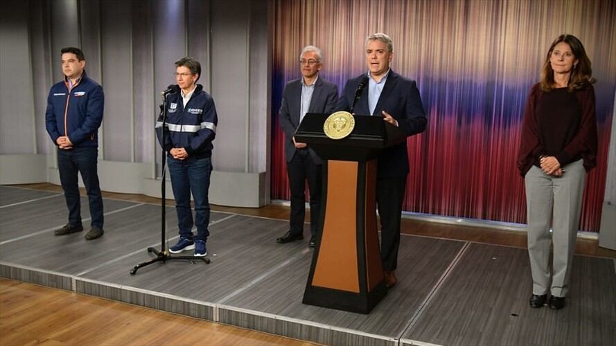El presidente Iván Duque aseguró que su interés es seguir trabajando con la alcaldesa Claudia López, y su equipo. Foto: Colprensa