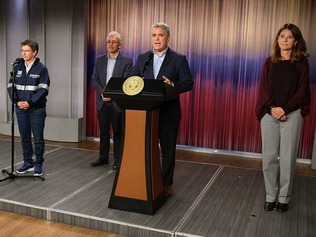 El presidente Iván Duque aseguró que su interés es seguir trabajando con la alcaldesa Claudia López, y su equipo. Foto: Colprensa