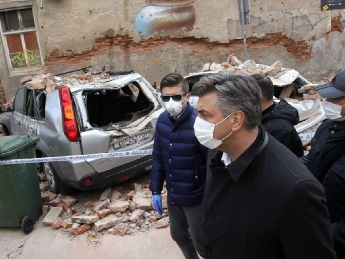 Temblores sacudieron la capital de Croacia, causando daños materiales y heridos