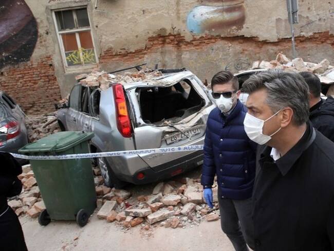 Temblores sacudieron la capital de Croacia, causando daños materiales y heridos