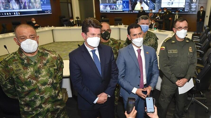 Vandalismo y disturbios en en Cali. Foto: Presidencia