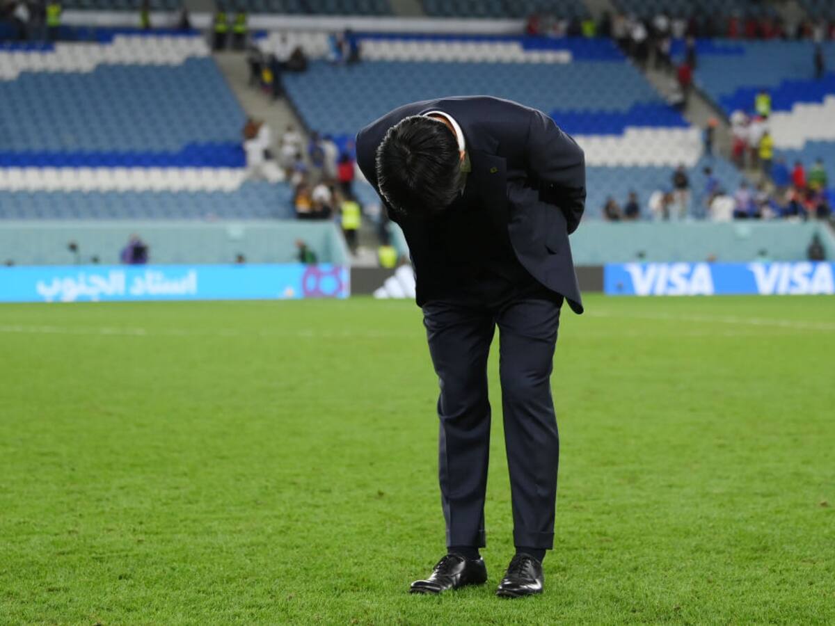 DT de Japón dio las gracias a su afición a pesar de quedar eliminado del Mundial