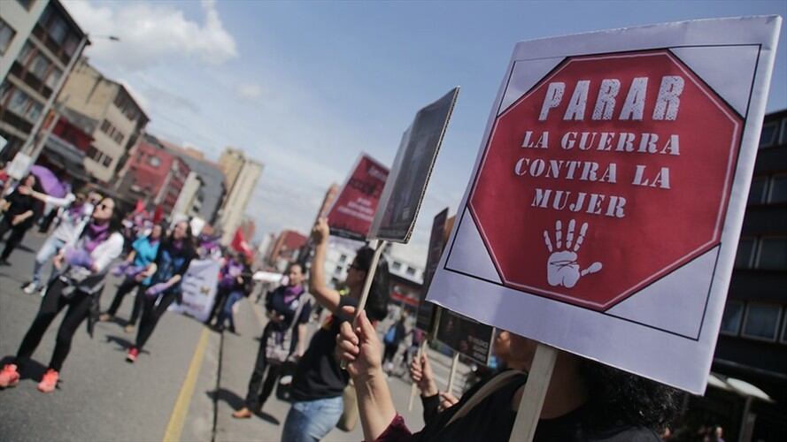 Día de la no violencia contra la mujer. Foto: Colprensa